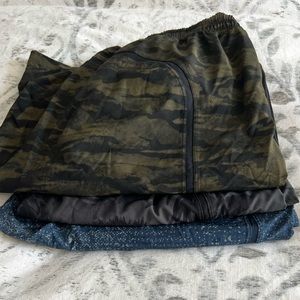 3 Mens medium lululemon 9” lined shorts